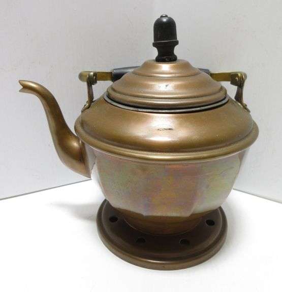 Jos Heinrichs copper coffee/tea urn, 7"H Albrecht Auction Service