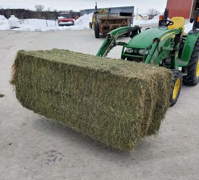 (1)Bale of Third Cutting Hay, Approx. Size 3x3x7, Average Weight 830