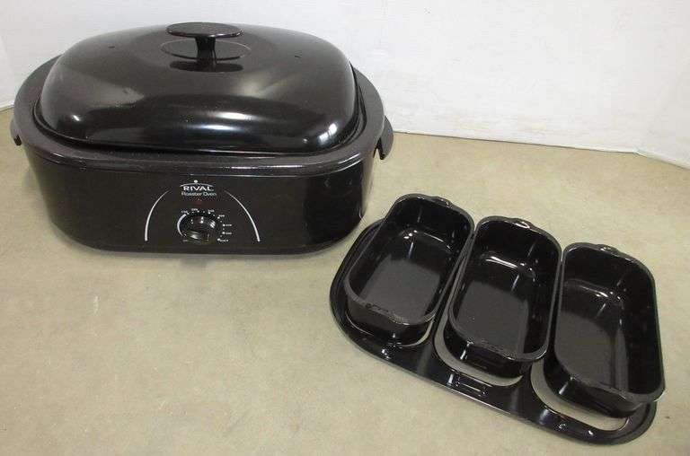 Rival 18 Qt Roaster Oven With Buffet Server at Woodrow Robinson blog