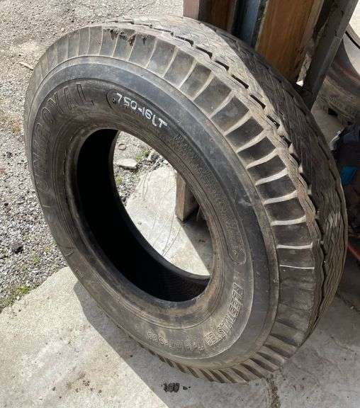 This item Selling ABSOLUTE! (1)Tire, 7.5016LT Albrecht Auction Service