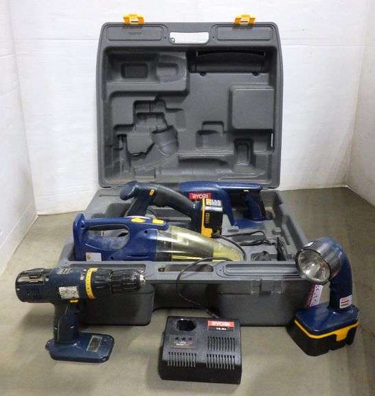 RYOBI 18V 6Piece lithium power tool combo kit, used, good Albrecht