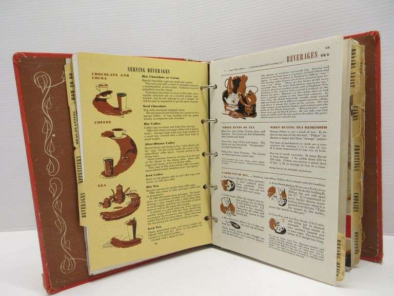 (2) Vintage Betty Crocker cookbooks Loose Leaf Editions, includes