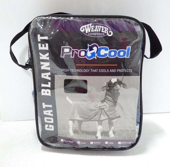 Weaver Pro Cool goat blanket, NIP Albrecht Auction Service