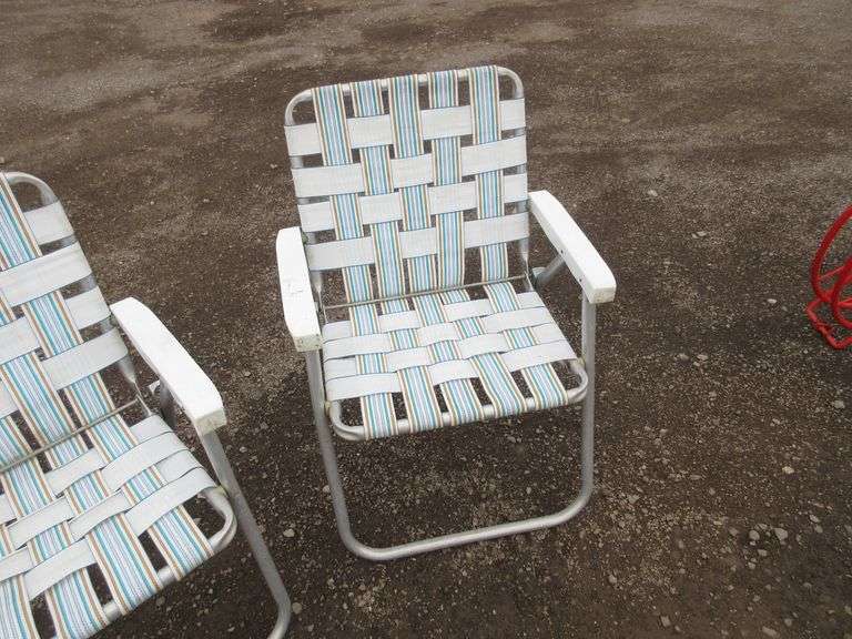 Aluminium lawn chairs Albrecht Auction Service