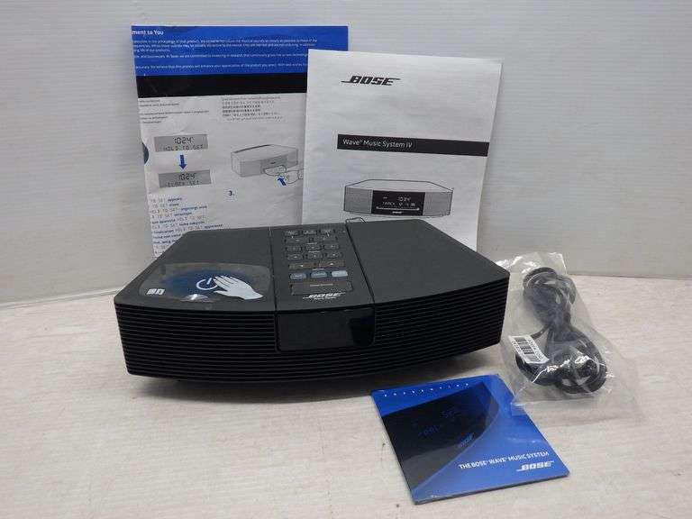 Bose wave radio, Model No. AWR1G1, comes with the manual and power cord