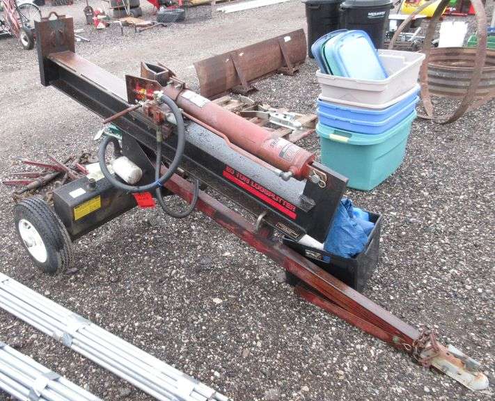 20Ton Log splitter with stand, MTD engine, good tires, includes box of