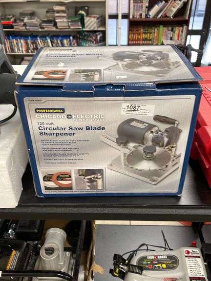 Chicago Electric Circular Saw Blade Sharpener - Apexx Auctions