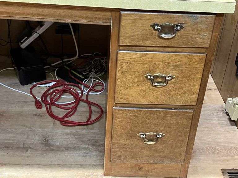 Wooden Office Desk Auctions ASAP