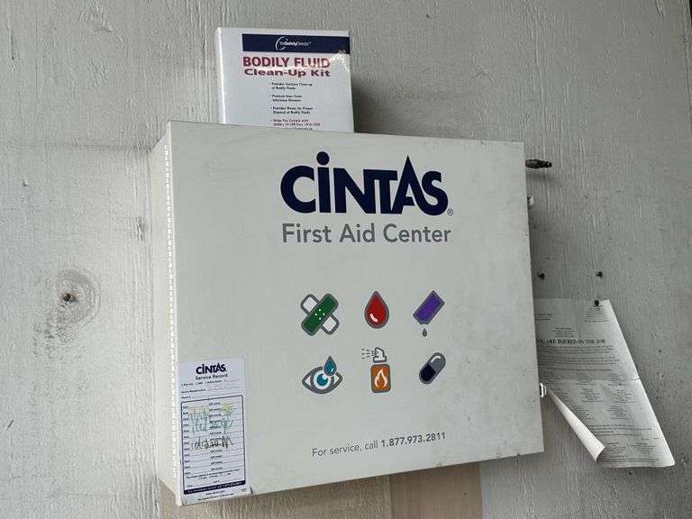 Cintas First Aid Center Wall Mounted Auctions ASAP