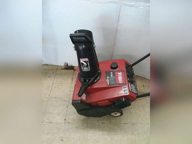 Toro CCR Power Curve 1000 Snow Blower 3 hp Double K Auctions