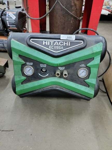 Hitachi EC119SA Air Compressor - Baer Auctioneers - Realty, LLC