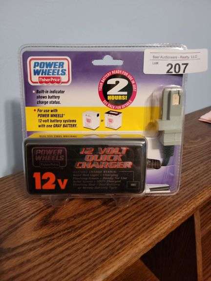 Power Wheels 12v Quick Charger - Baer Auctioneers - Realty, LLC