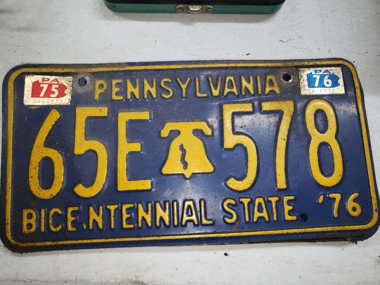 Decorative License Plates Baer Auctioneers Realty, LLC