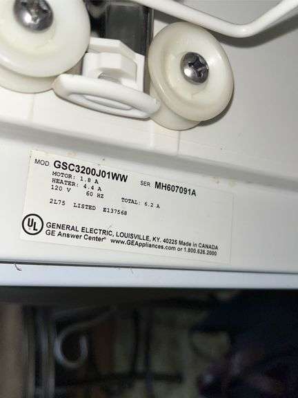 General Electric Portable Dishwasher - Baer Auctioneers - Realty, LLC