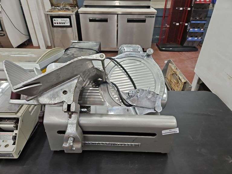 Globe Gravity Feed Food Slicer Baer Auctioneers Realty, LLC