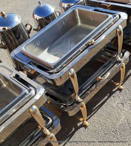 SPRING USA RECTANGULAR CHAFING DISHES (2X MONEY) Bentley & Associates