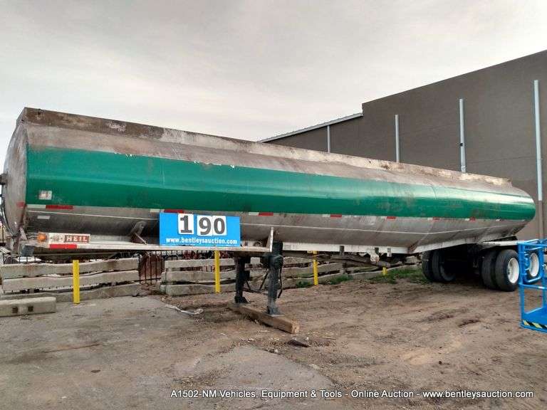 HEIL TANKER TRAILER, 43', HAULED WATER, 9000 GALLONS, ALUM BUILD, 10400