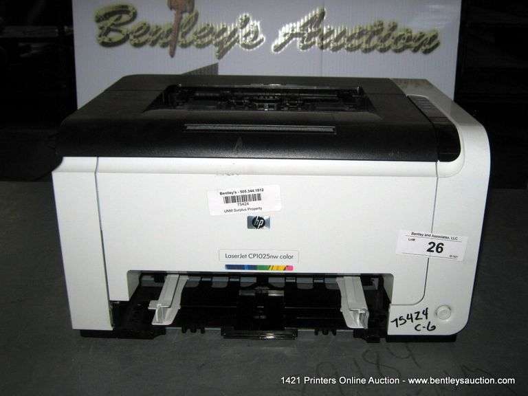 HP LASERJET CP 1025 NW COLOR PRINTER Bentley & Associates, LLC