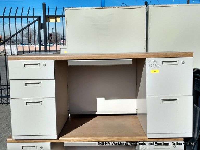 METAL 5DRAWER DESK Bentley & Associates, LLC