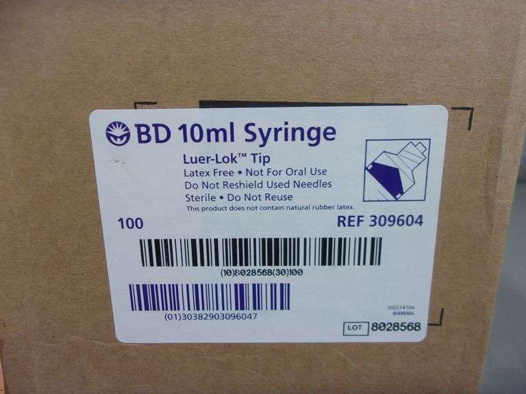 BD SYRINGE 100ML SYRINGE TIPS Bentley & Associates, LLC