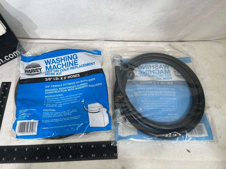 HARVEY WASHING MACHINE HOT OR COLD REPLACEMENT HOSE KIT (2X MONEY