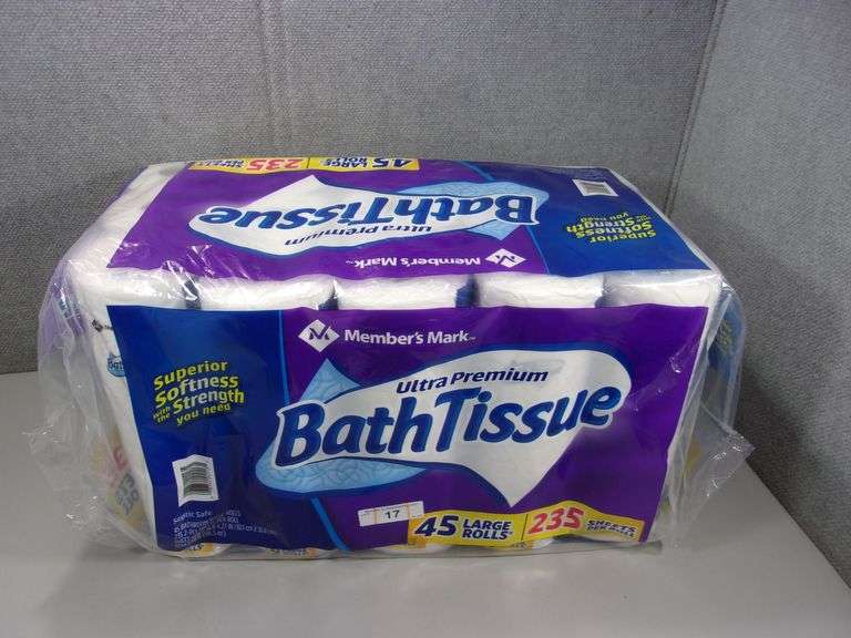 MEMBER'S MARK ULTRA PREMIUM BATH TISSUE 45 LARGE ROLLS Bentley