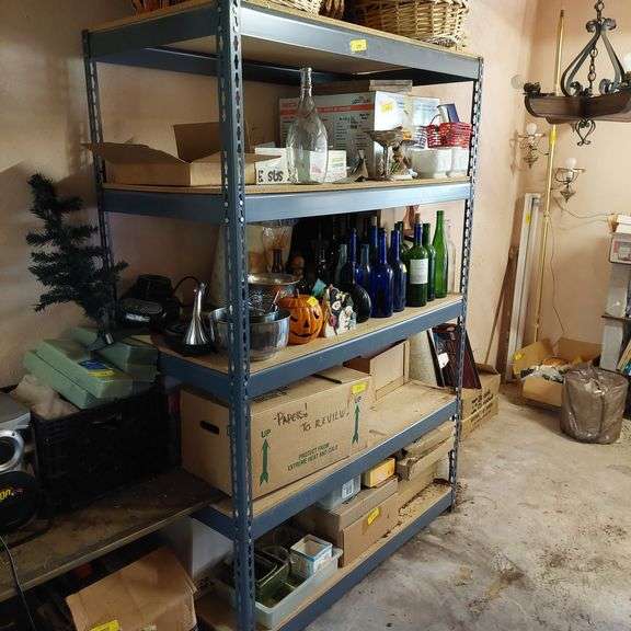 HEAVY DUTY 4 SHELF METAL STORAGE RACK Bentley & Associates, LLC