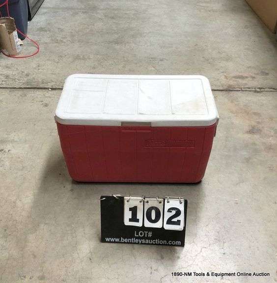 COLEMAN ICE CHEST - RED - Bentley & Associates, LLC