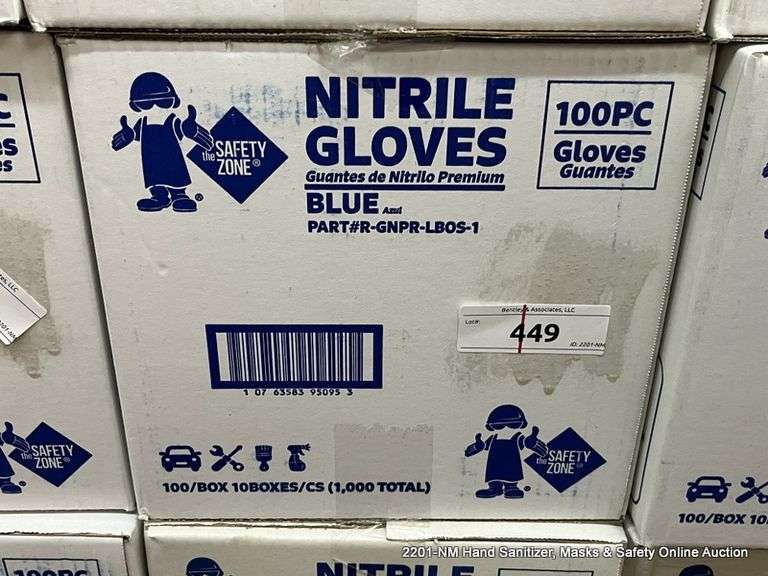 BOX NITRILE GLOVES ONE SIZE FITS ALL Bentley & Associates, LLC