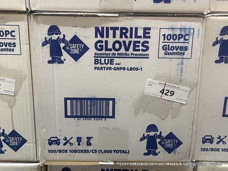 BOX NITRILE GLOVES ONE SIZE FITS ALL Bentley & Associates, LLC