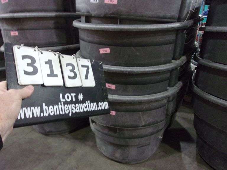 RUBBERMAID 100GALLON GREY TUB/WATER TROUGH Bentley & Associates, LLC