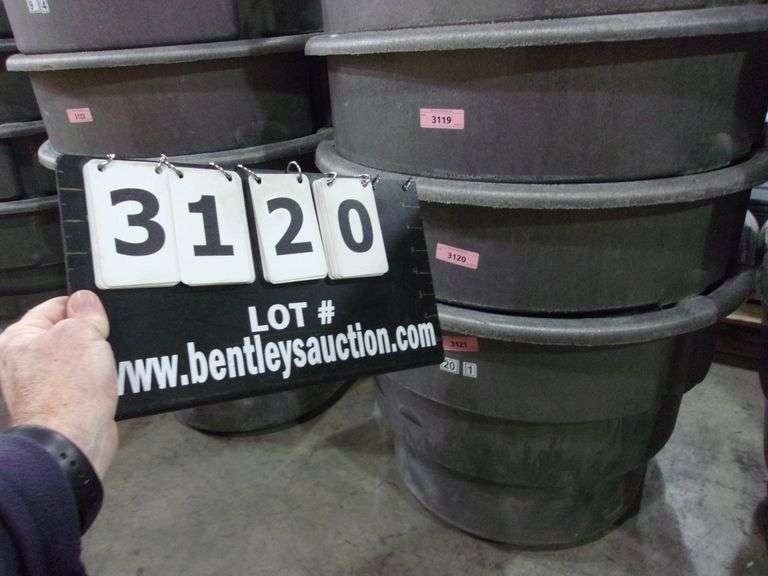 RUBBERMAID 70GALLON GRAY TUB/WATER TROUGH Bentley & Associates, LLC