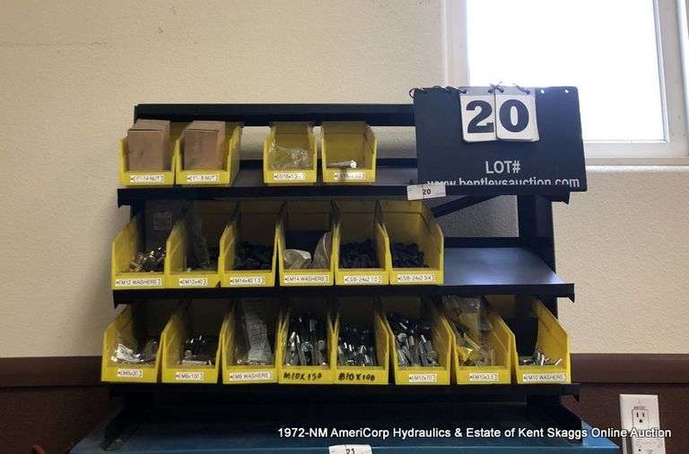 BOLT BIN SHELF W/ BOLTS Bentley & Associates, LLC
