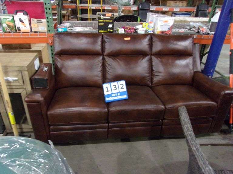 MEMBER'S MARK LIVINGSTON LEATHER RECLINING SOFA Bentley & Associates, LLC
