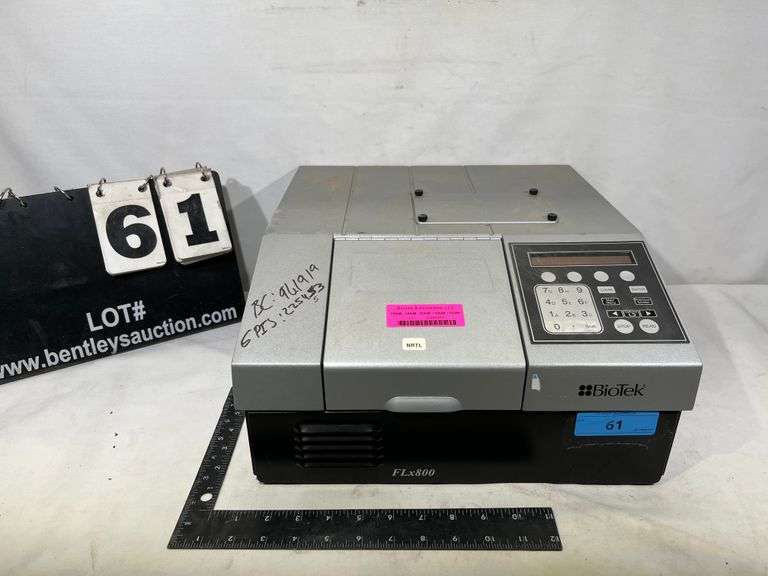 BIO TEK FLX800 FLUORESCENCE MICROPLATE READER Bentley & Associates, LLC