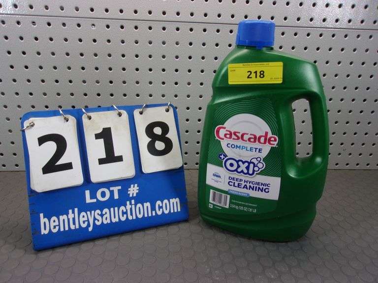 CASCADE COMPLETE DISHWASHER DETERGENT, 125 OZ. Bentley & Associates, LLC