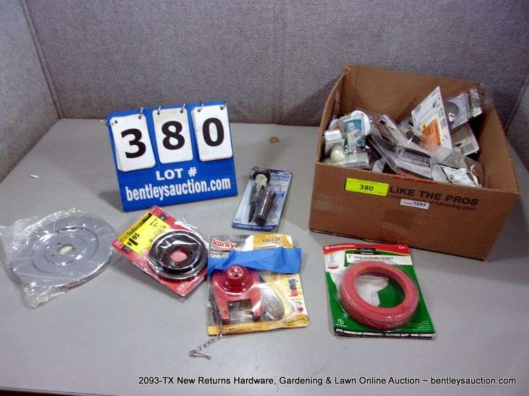 BOX 3" TANK TO BOWL TOILET GASKET, TANK BOLT SET, SEAT HINGE BOLTS