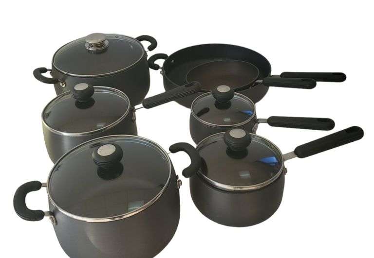 12 PIECE Circulon Hard Anodized Cookware BidAssets Online Auctions