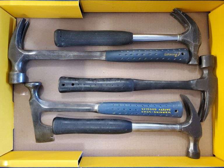 Nice selection of Estwing hammers BidAssets Online Auctions
