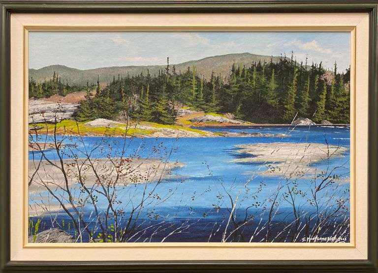 'Southern Pond, Southside of Cape Broyle' by Stewart Montgomerie (1941