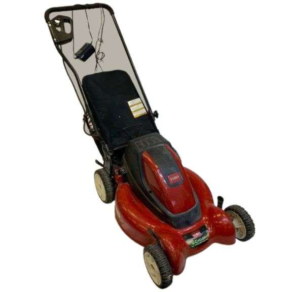 TORO Electric Lawn Mower eCycler 20" Cordless with Charger Works