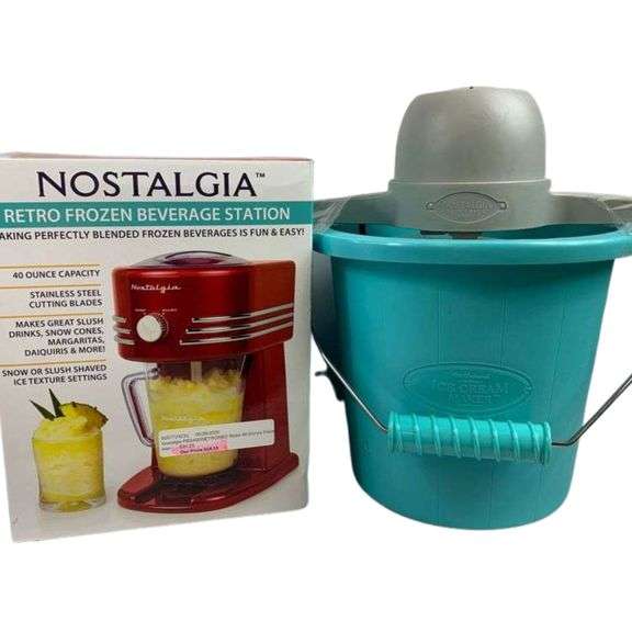 Nostalgia Brand New in Box Frozen Beverage Margarita Machine + Electric