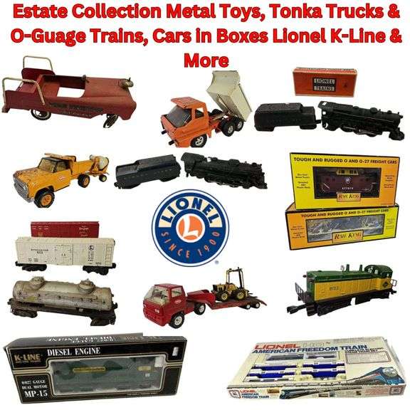 Living Estate Collection Clean Out Vintage Metal Toys Tonka Trucks & O