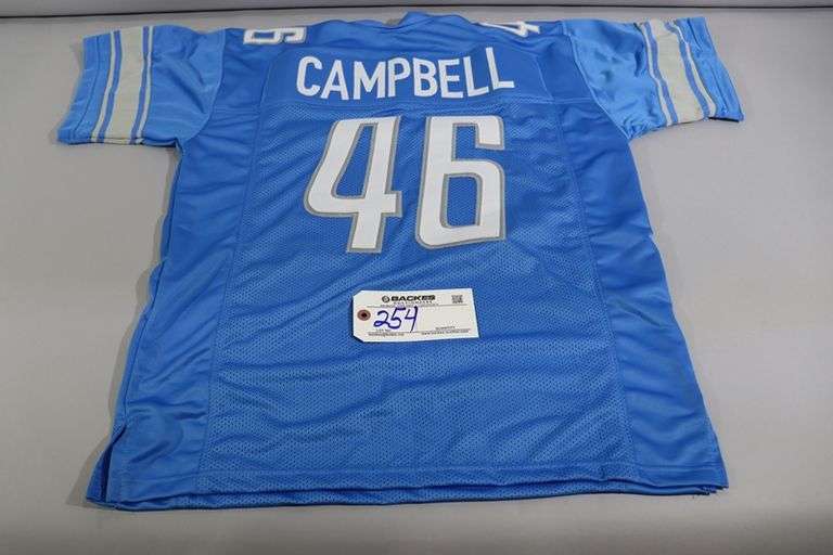 Jack Campbell M Detroit Lions custom stitched jersey. Former Iowa