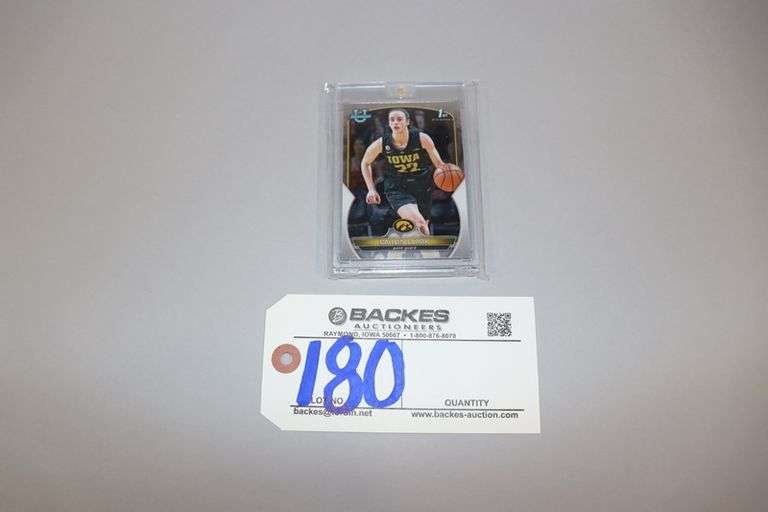 Caitlin Clark Iowa Hawkeyes ROOKIE 1st Bowman Chrome NOW U 50 Backes