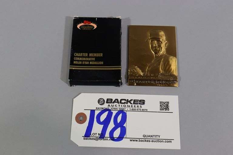 Nolan Ryan Bronze Medallion card 1991 Topps Stadium Club Charter Member