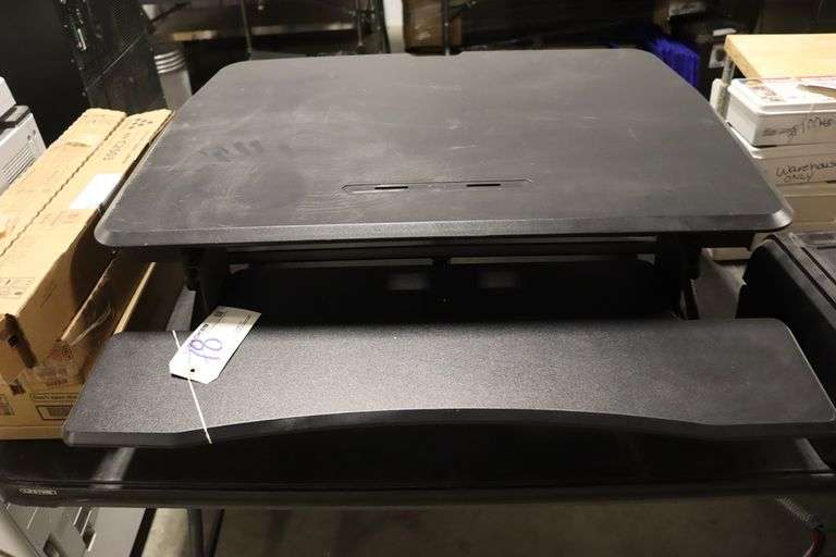 Seville Classics Air Lift 36" adjustable height desk Backes