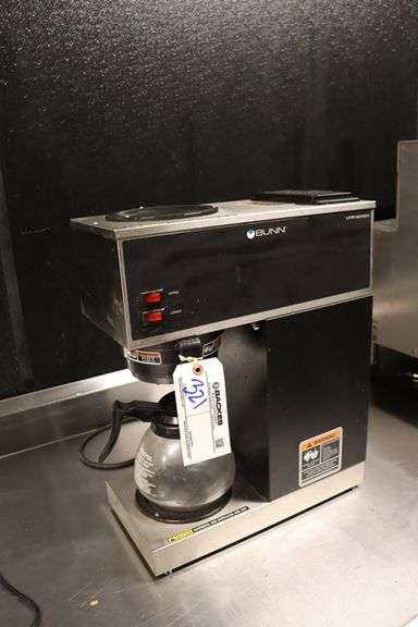Bunn VPS Series pour through 2 pot coffee brewer with 1 pot - Backes