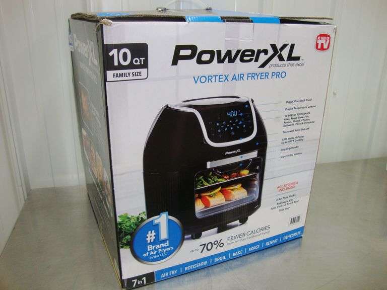 New Power XL Vortex Pro Air Fryer, 10qt capacity, 7-in-1 capability-air