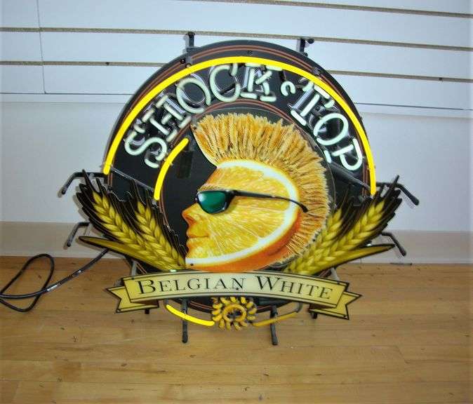 Shock Top Neon Sign, approx. 27" x 26" tall Bid Master Auctions